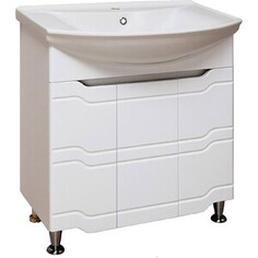 Тумба под раковину Runo Стиль 72х33 белая (00000001127) РУНО