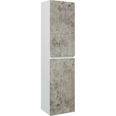 Пенал Runo Манхэттен 35х150 белый/серый бетон (00-00001020) РУНО