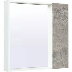 Зеркальный шкаф Runo Манхэттен 75х75 серый бетон (00-00001017) РУНО