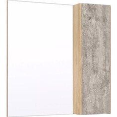 Зеркальный шкаф Runo Мальта 70х75 дуб/серый (00-00001102) РУНО