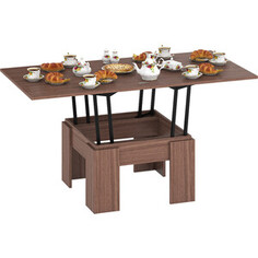 Стол-трансформер журнально-обеденный Delice Бета ясень шимо темный раскладной