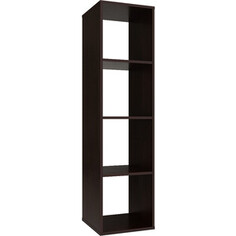 Стеллаж Mebel Ars Калакс 1х4 (венге цаво)