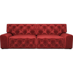 Диван Mebel Ars Милан бархат красный /star velvet 3 dark red (тик-так) ППУ