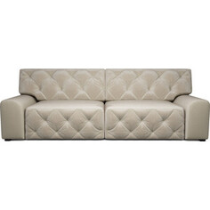 Диван Mebel Ars Милан бархат бежевый /star velvet 6 light beige (тик-так) ППУ