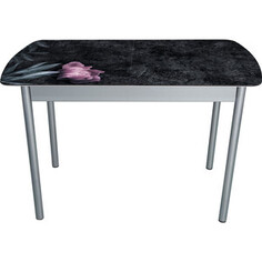 Стол раздвижной Алдио А 006 120х70 (подстолье металлик) Aldio