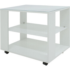 Стол журнальный Мебелик BeautyStyle 5 белый, Luminar 189 (П0005737)