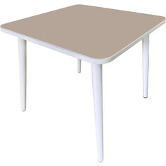 Стол журнальный Мебелик Оникс 3 белый, велюр (П0005780)