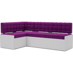 Кухонный диван Mebel Ars Ганновер левый угол (фиолет) 178х82х103 см