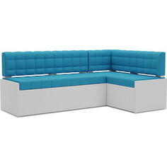 Кухонный диван Mebel Ars Ганновер правый угол (синий) 208х82х133 см