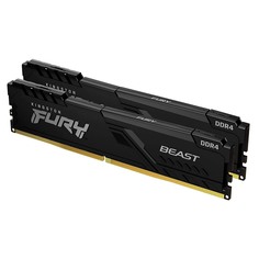 Модуль памяти Kingston Fury Beast Black KF436C18BBK2/64 DDR4 - 2x 32ГБ 3600, DIMM