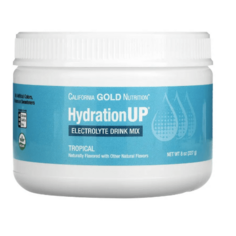 Смесь для напитков с электролитами тропический вкус 227 г HydrationUP California Gold Nutrition