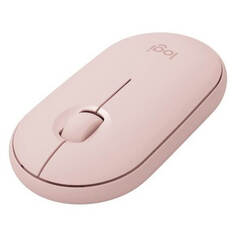 Мышь Logitech M350 Pebble, розовый