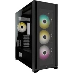 Корпус Corsair iCUE 7000X RGB Full-Tower ATX, черный, слоты расширения 8 по вертикали, 3 по горизонтали, CC-9011226-WW