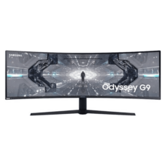 Игровой монитор Samsung Odyssey G9, 49&quot;, LC49G95TSSMXUE, QLED HDR1000, Dual-QHD 32:9, 1 мс, 240 Гц
