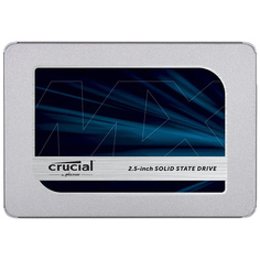 Твердотельный накопитель Crucial MX500 2 ТБ SSD, 2.5&quot;, SATA III (с адаптером 9,5 мм)