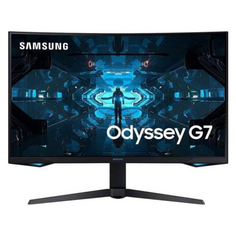 Монитор Samsung Odyssey G7 27&quot; 1000R 1440p QHD 240 Гц 1 мс G-синхронизация QLED HDR600, LC27G75TQSMXUE
