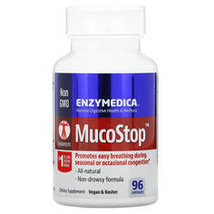 Ферменты MucoStop 96 капсул, Enzymedica