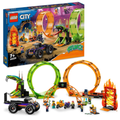 Конструктор LEGO City 60339 Арена для трюков с двойной петлей