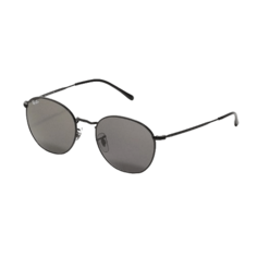 Солнцезащитные очки Rob unisex круглой формы, черный Ray Ban