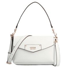 Сумка кросс-боди Guess Eco Brenton Flap Shoulder Bag, белый