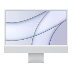 Моноблок Apple iMac M1 (2021), 24&apos;&apos;, 8 CPU/8 GPU, 8ГБ/256ГБ, Gigabit Ethernet, Серебристый, английская клавиатура