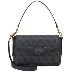 Сумка кросс-боди Guess Eco Brenton Flap Shoulder Bag, черный