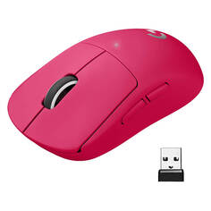 Мышь игровая беспроводная Logitech PRO X SUPERLIGHT, розовый