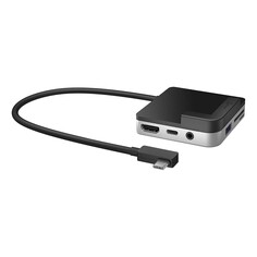 Док-станция j5create Travel Dock USB-C для iPad Pro, черный/серебро