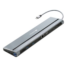 Док-станция Canyon DS-9 Multiport 14-в-1 USB Type-C, серый