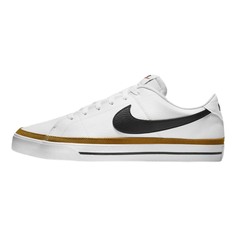 Кеды Nike Court Legacy, белый/черный/золотой