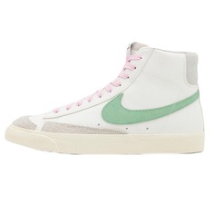 Кеды Nike Blazer Mid &apos;77 Premium, белый/зеленый/розовый