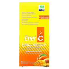 Витамин C со вкусом персика и манго Ener-C 1000 мг, 30 пакетиков