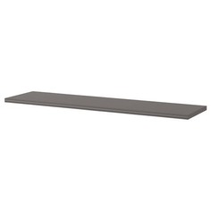 Полка навесная Ikea Bergshult, 120x30 см, темно-серый