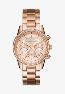 Часы наручные Michael Kors Ritz с хронографом, розовое золото