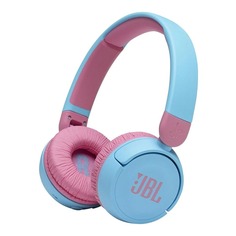 Беспроводные наушники JBL JR310BT, голубой/розовый