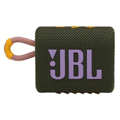 Портативная акустическая система JBL Go 3, зеленый/желтый