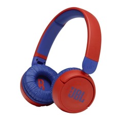 Беспроводные наушники JBL JR310BT, синий/красный