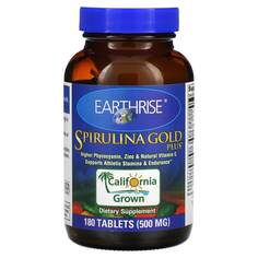 Спирулина Earthrise Gold Plus 500 мг, 180 таблеток