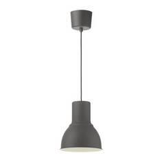 Подвесной светильник Ikea Hektar 22 см, темно-серый