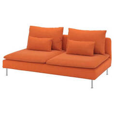 Чехол на 3-местный диван Ikea Soderhamn, оранжевый