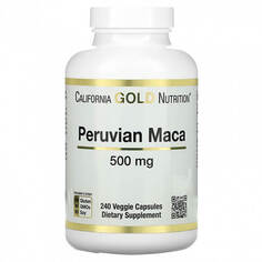 Перуанская мака California Gold Nutrition 500 мг, 240 капсул