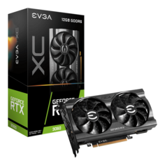 Видеокарта EVGA GeForce RTX 3060 XC, 12GB GDDR6, 12G-P5-3657-KR