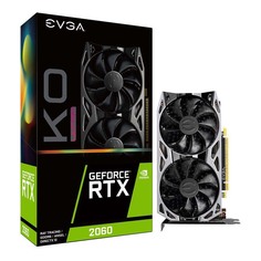 Видеокарта EVGA GeForce RTX 2060 KO Ultra, 6GB GDDR6, 06G-P4-2068-KR