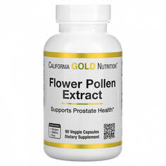 Экстракт цветочной пыльцы California Gold Nutrition, 90 капсул