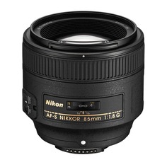 Объектив Nikon AF-S Nikkor 85mm f/1.8G, черный