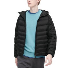 Ультралегкий пуховик Uniqlo 3D Cut, черный