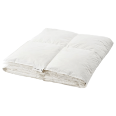 Одеяло теплое Ikea Fjallarnika 155х220, белый