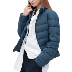 Пуховик Uniqlo Ultra light down, зеленый