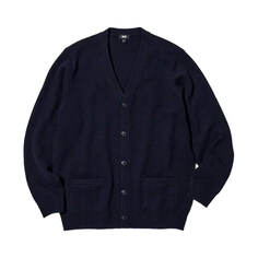 Кардиган Uniqlo Premium Lambswool, темно-синий