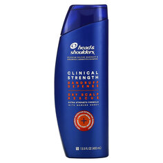 Head &amp; Shoulders, Clinical Strength, шампунь от перхоти, средство для сухой кожи головы, 400 мл (13,5 жидк. Унции)